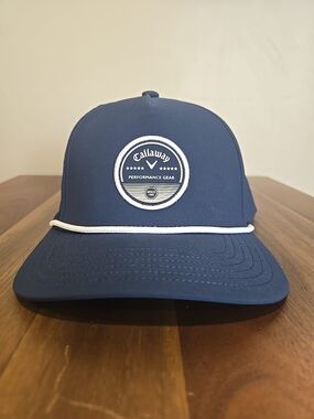 Callaway Navy Performance Gear Rope-Trim Hat